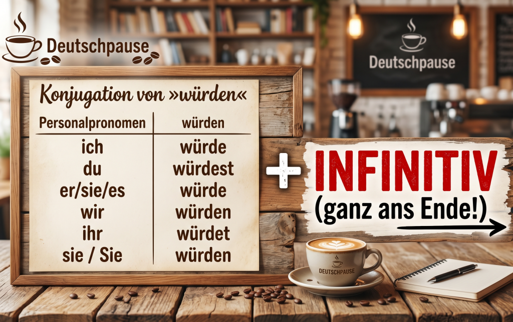 Konjunktiv II würde Wünsche