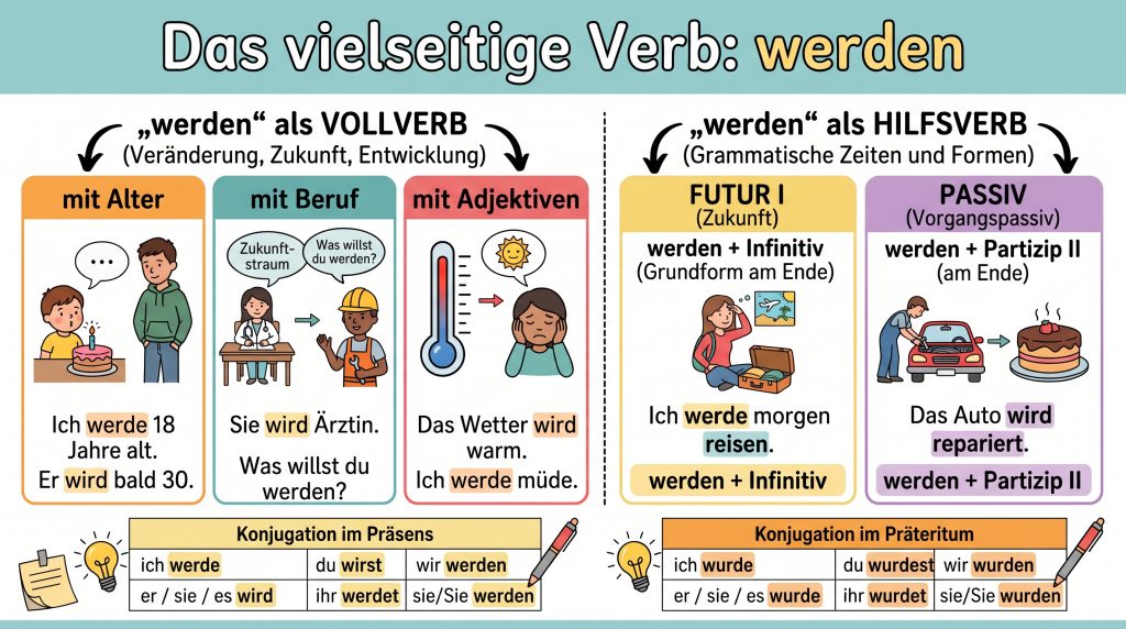 Verb werden würden