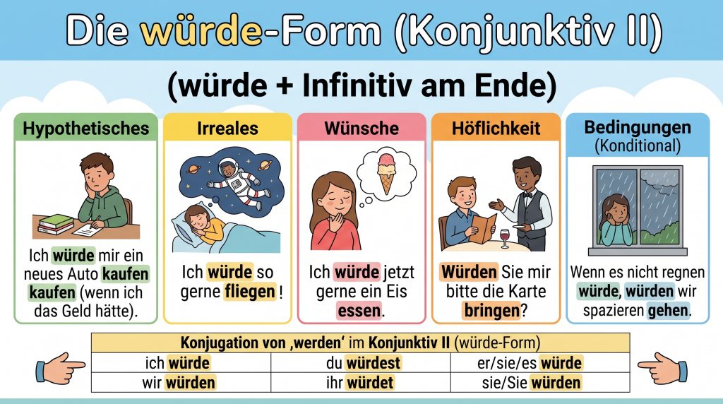 Verb werden würden